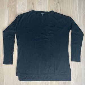 Talbots Black Crew Neck Sweater